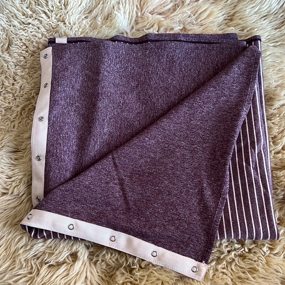 Lululemon Vinyasa Scarf Purple Striped - Picture 1 of 2